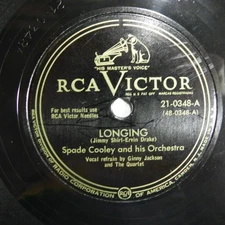 Spade Cooley – Longing / Little Liza Lou 1950 RCA Victor 21-0348 78 RPM