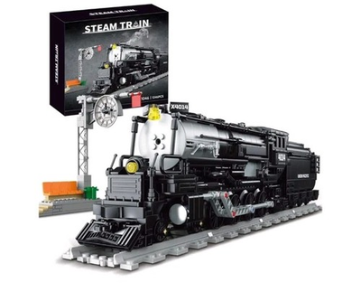 #ad Steam Train 1046 Building Set... Stem Toy Set for ages 8 1246 PCS $59.99