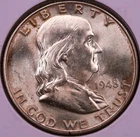 1948-D Franklin Half Dollar Ch. BU+ ***RARE ORIGINAL COIN***