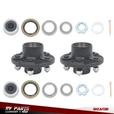 5 on 4.5" for 3500 lbs Trailer Axle 2 Sets Trailer Idler Hub Kits