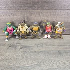 Vintage Teenage Mutant Ninja Turtles Toy Figures 1988 Mirage TMNT Lot of 5