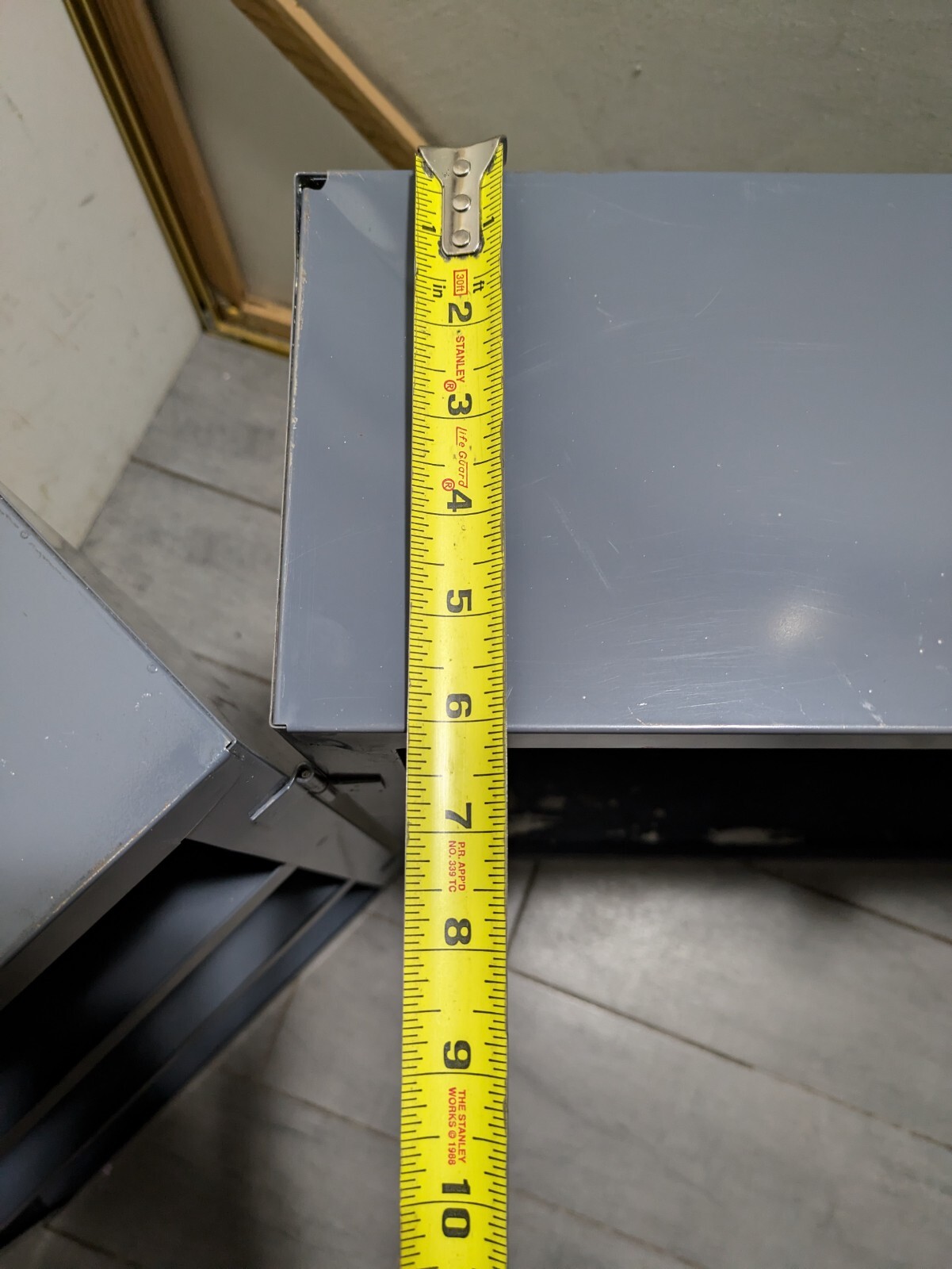 Edsal Industrial Steel Metal Wall Tool Box Work Shop Locker Cabinet w Doors B