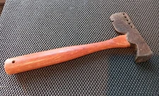 VINTAGE PLUMB ROOFING HAMMER / HATCHET WAFFLE HEAD USA TOOL!