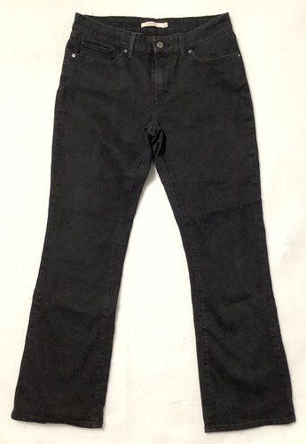 Levis 715 Boot Cut Black Jeans Size 