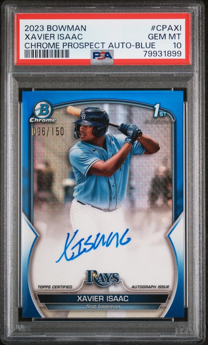 PSA10】Xavier Isaac 1st Bowman Auto 150
