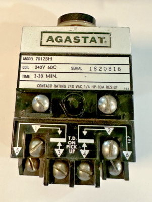 AGASTAT 7012BH / 7012BH (NEW NO BOX..NO DIAL )