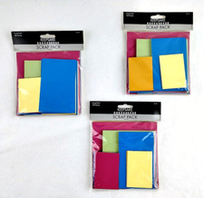 Scrapbooking KEEPSAKE ESSENTIALS Scrap Pack 100 pc Acid / Lignin Free - Lot of 3