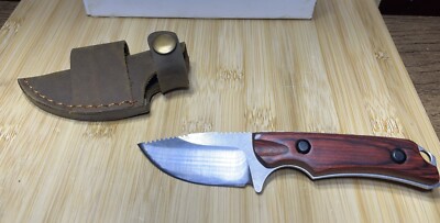 SWEET HAND FORGED CAPING KNIFE WITH GREEN & GREY LAMINATE HANDLE HIGH CARBON