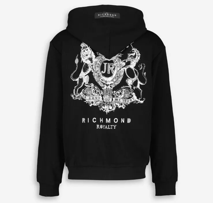 John Richmond Numedil distressed-effect hoodie - Neutrals