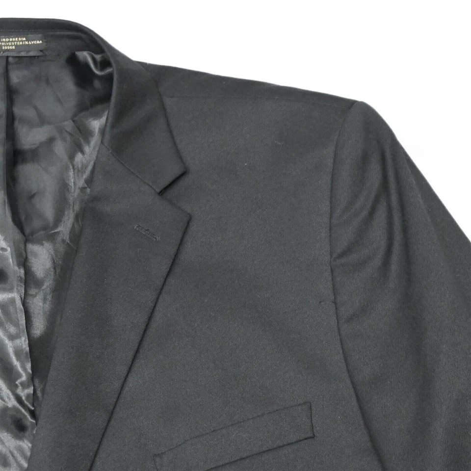 Petrocelli 54R черный шерсти эластичной большой высокий мужской блейзер Sport пальто куртка - Изображение 2 из 4