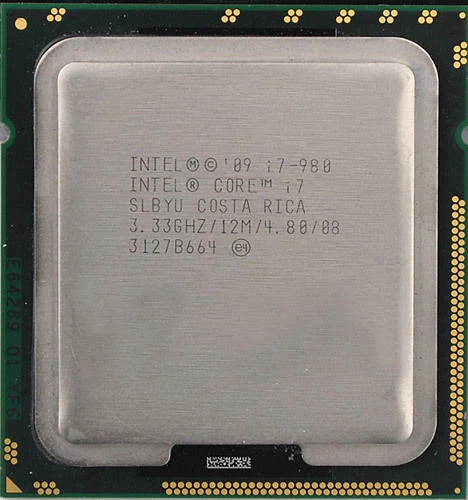 INTEL CORE I7 I7-980 SLBYU 3.33 GHZ / 12M/ 4.80 LGA 1366 6 Cores TDP 130W - Image 2 of 3