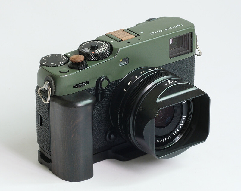 Handmade Wood Hand Grip Holder Handle for Fujifilm X-PRO3 Xpro3