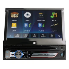 Dual Electronics XDVD600 1DIN 7" Motorized Touchscreen CD/DVD Bluetooth Receiver