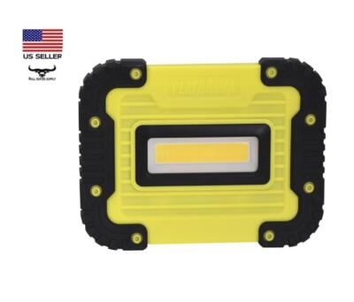 850 Lumen Handheld LED Work Light 3 Modes 180° Swiveling Stand (4) AA Batteries