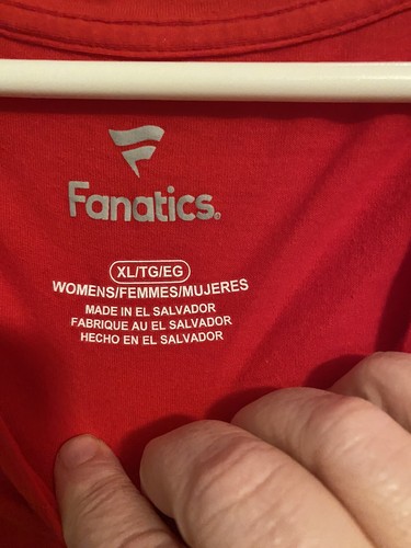 Fanatics Jersey Shirt Size XL Women’s St. Louis Cardinals Red Top Long Sleeve - Picture 4 of 7