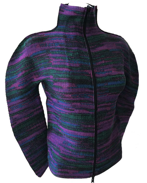 NWT!PLEATS PLEASE ISSEY MIYAKE Cauliflower/me Zipper Jacket | eBay