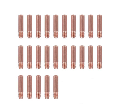 25-Pack .045" MIG Welding Contact Tips 000-069 For Miller & Hobart Guns (M10, M15, M25, H9, H10) – Copper Welding Nozzle Tips