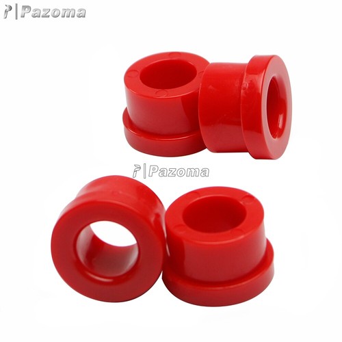 Handlebar Riser Bushings Red Polyurethane Universal For Harley Touring FLH/FLHT - Picture 4 of 9