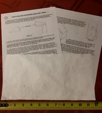 Cuckoo Clock Parts ( Paper Bellow Recover 12” X 6”) Excellent Quality.