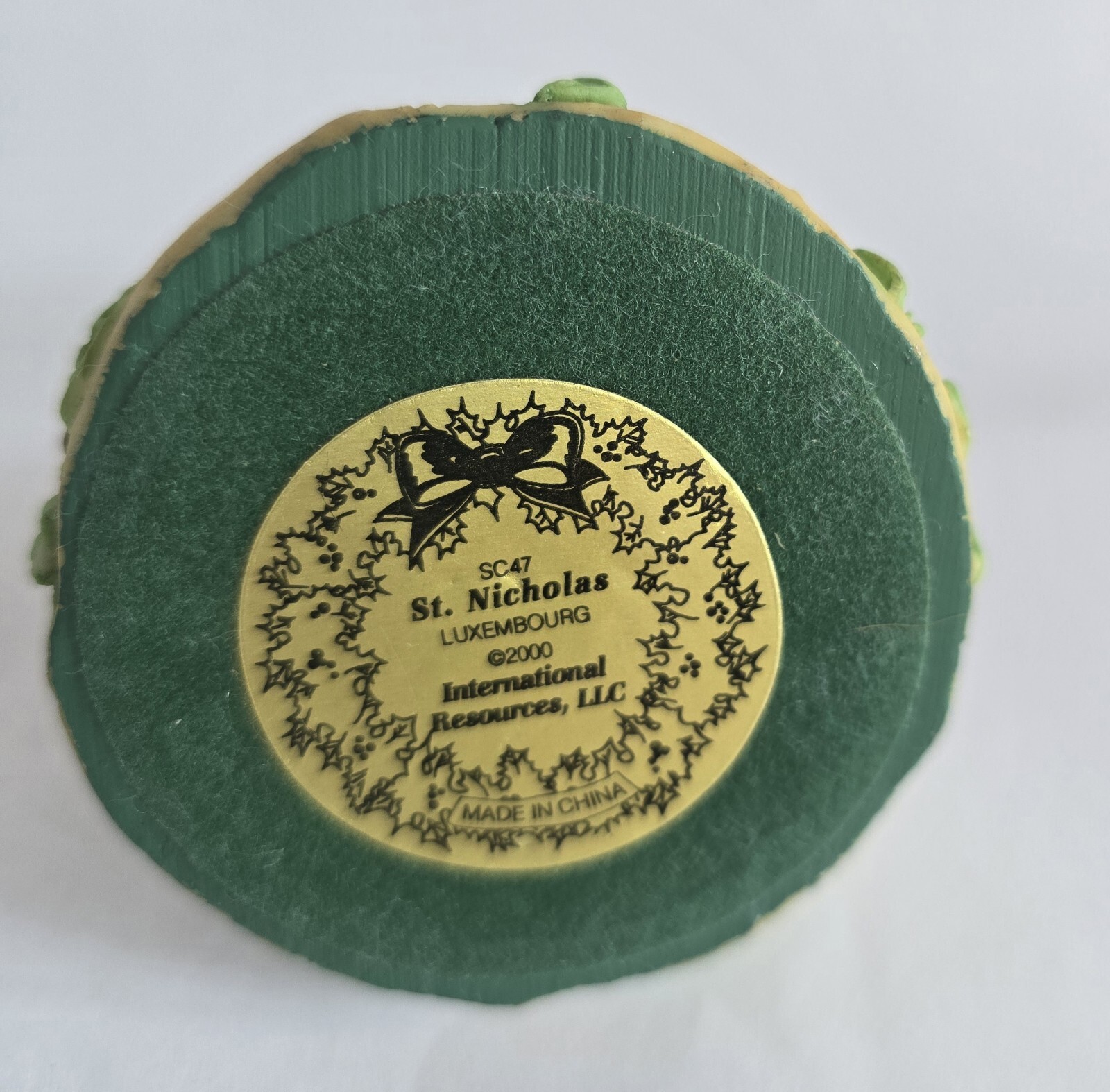 The International Santa Claus Collection Luxembourg St. Nicholas with Box 5 inch