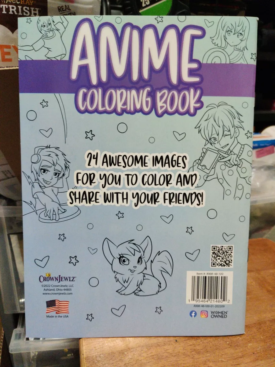 Anime Coloring Book