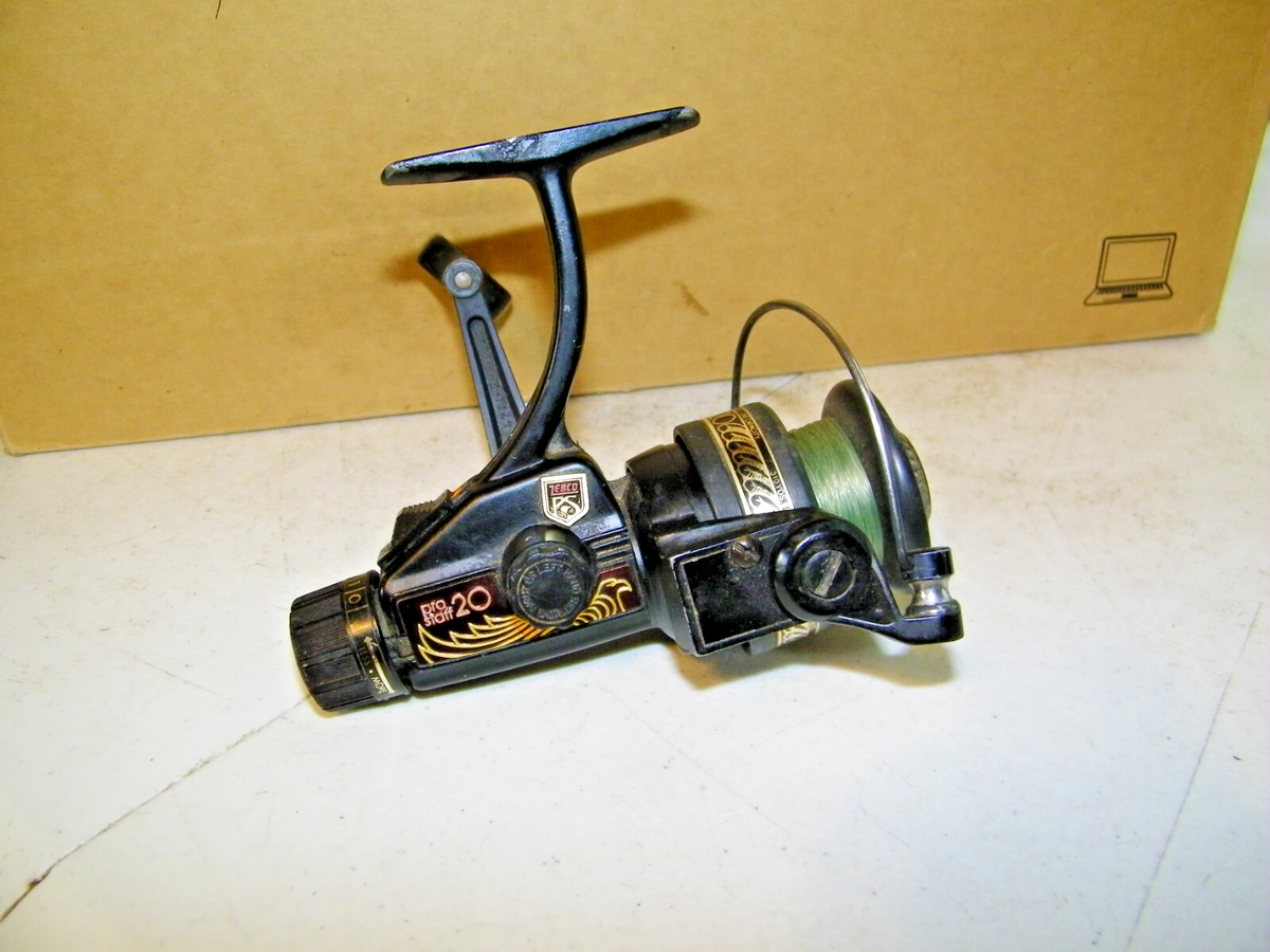 ワビサビダンゴ VTG Zebco Pro Staff 20 Graphite Spinning Fishing Reel Spring