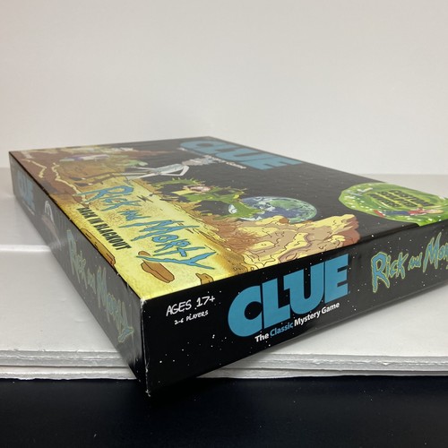 CLUE Rick and Morty Back In Blackout Board Game 100% Complete Adult Swim - 第 10/14 張圖片
