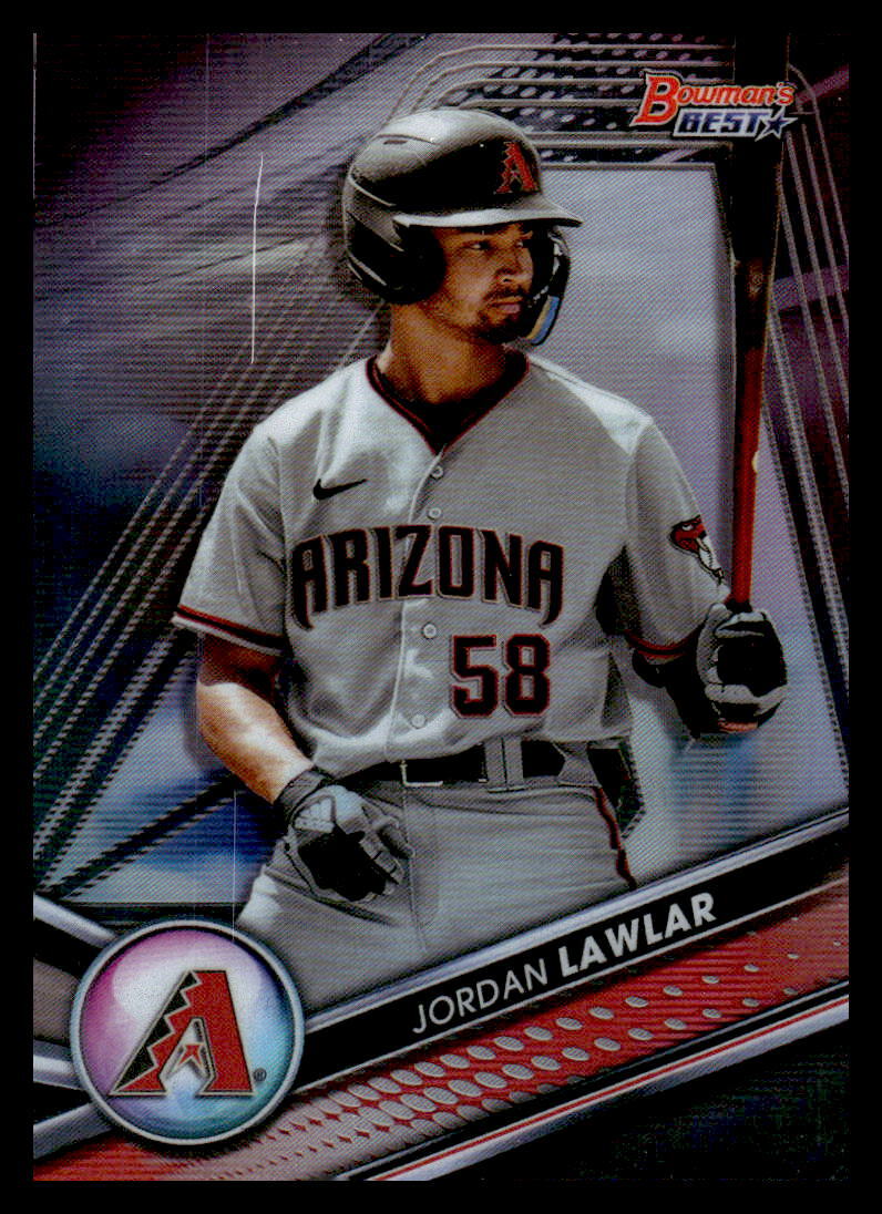 2022 Bowman's Best Jordan Lawlar  Top Prospect TP-4 Diamondbacks