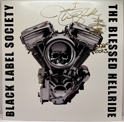Zakk Wylde Signed Autographed Black Label Society The Blessed