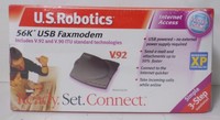 Sealed Us Robotics 56k Usb External Fax-modem V.92 Model 5633a T3-b1 Sealed Us Robotics 56k Usb External Fax-modem V.92 Model 5633a T3-b1