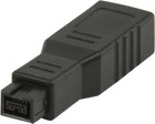 Value Line (VLCP62905B) Black FireWire Adapter (6-Pin Female - 9-Pin Male)
