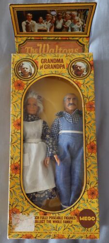 The Waltons TV , Vintage Dolls 1974,  Collectors Item, Grandpa And Grandma - Picture 1 of 13