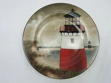David Carter Brown By The Sea R & W Nautical Lighthouse Plate Oneida Sakura 2001