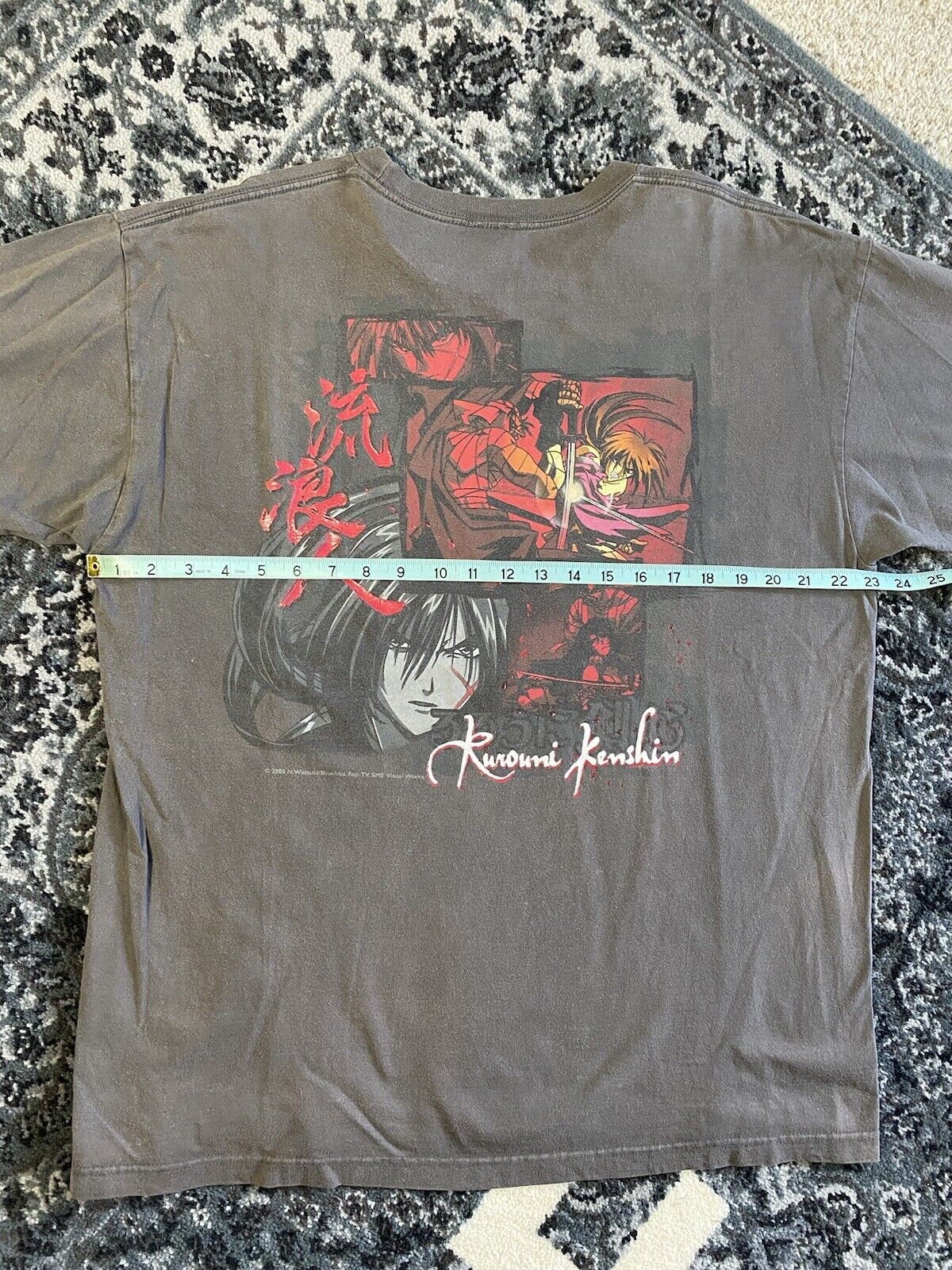 Vintage Samurai X Japanese anime series t-shirt -  Portugal