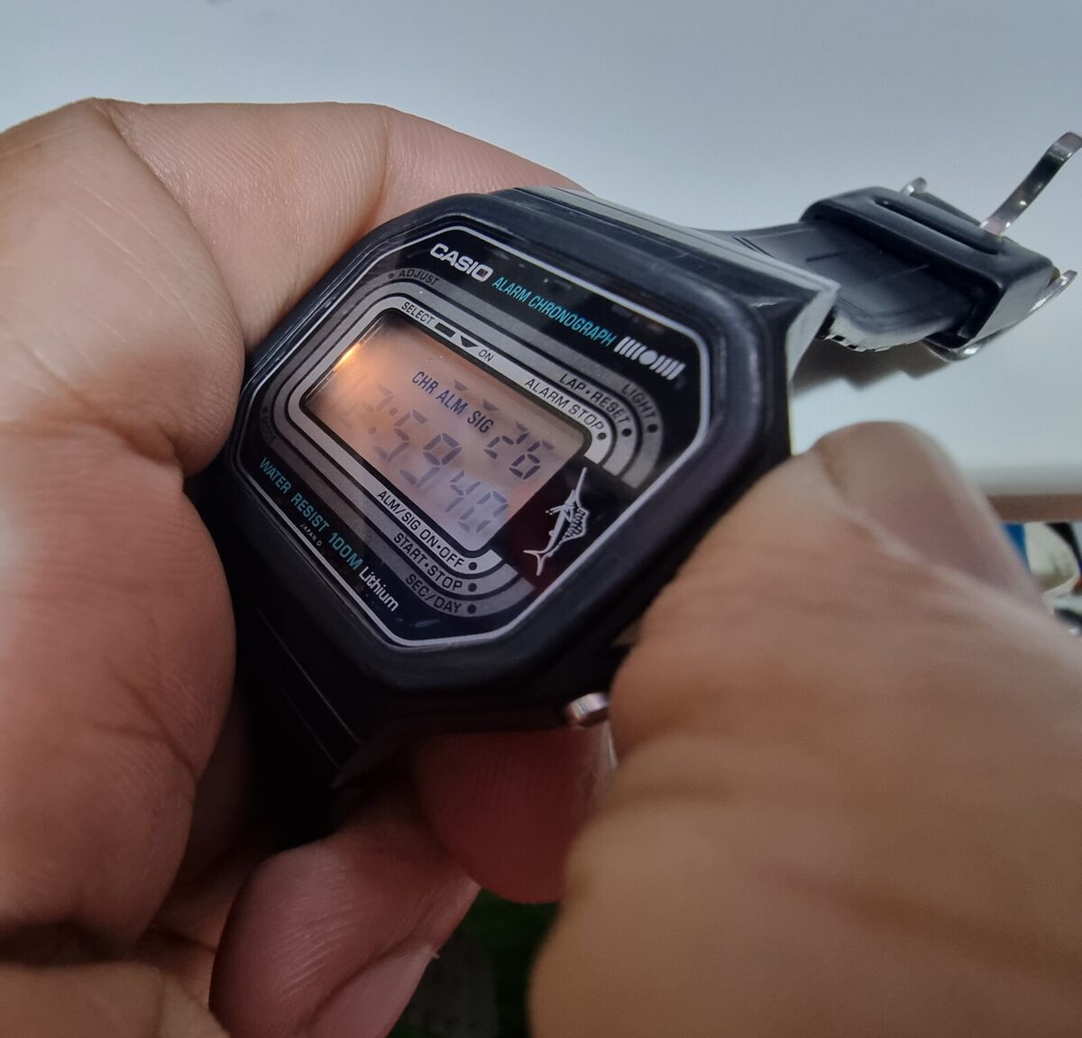 Vintage Rare Collectible Japan Casio Marlin W-200 (108 Vintage Rare Collectible Japan Casio Marlin W-200 (108