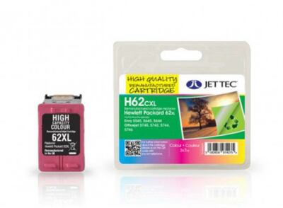 H62CXL Farbe Hochleistungs Drucker Tintenpatrone ersetzt HP62XL