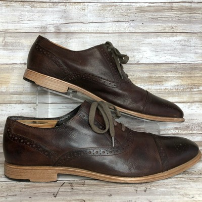 gordon rush medallion cap toe derby