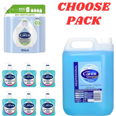 Carex Hand Wash 5Litre 3Litre 250ml Carex Hand Wash Refill Hand Gel Hand Soap 5L