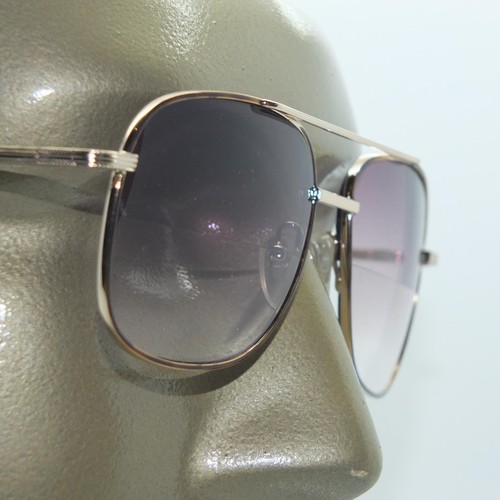 Gafas de lectura para hombre gafas de sol teñidas aviador marco dorado bifocal verdadero +1,00 - Imagen 5 de 8