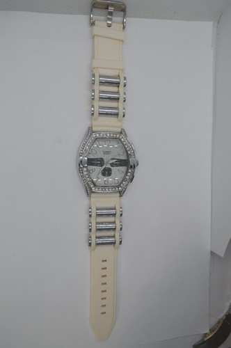 ELEMENT'' Quartz Rhinestone crystals Big Chunky watch New battery ''GUARANTEED''