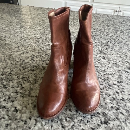 The Frye Company Womens Leather Pull On Lucinda Scrunch Boots Brown Size 10M #00 - Picture 10 of 12