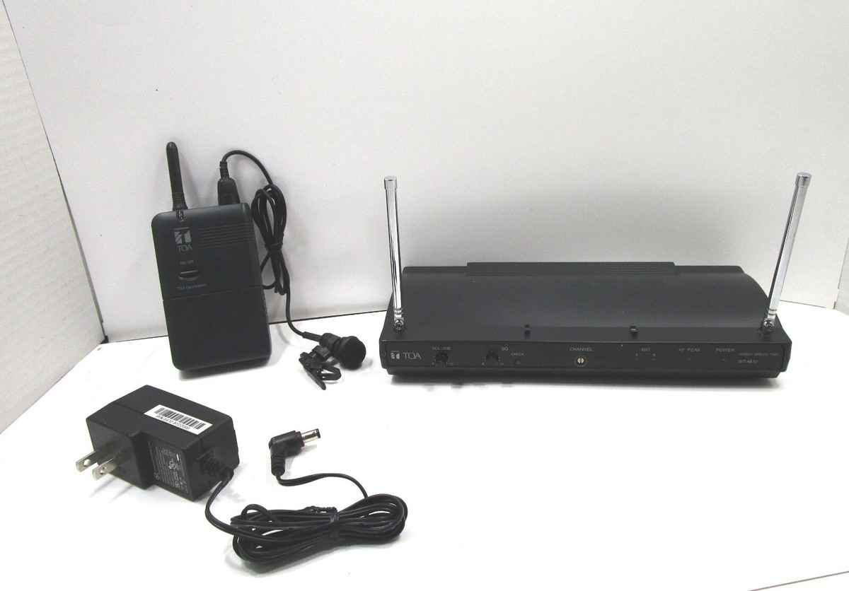 TOA WIRELESS MICROPHONE WM-1310 （タイピン型） TOA WIRELESS MICROPHONE WM-1310 タイピン型 TOA WIRELESS MICROPHONE