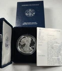 1997 P US Silver Proof Silver Eagle w/US Mint Box & COA