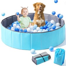 Large Ball Pit for Toddlers - 44in Baby Ball Pool with Playmat, Hold Over 100...