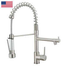 Aimadi Kitchen Faucet Pull Down Sprayercommercial Stainless Steel Pull Down