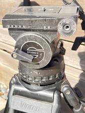 Sachtler Studio II 150mm Tripod On Vinten Legs And Spreader Supports 140 Lbs