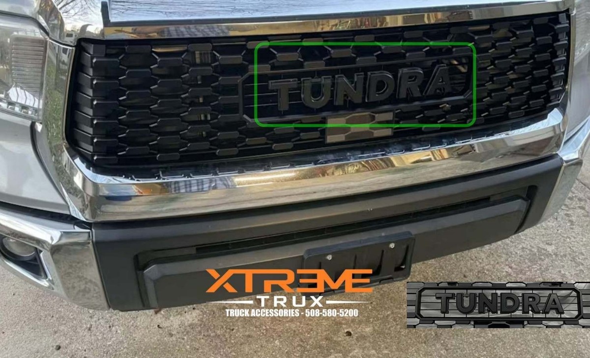BLACK LETTERS Set Fits 2014-2021 Toyota Tundra TRD PRO STYLE