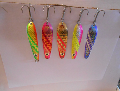 #ad #ad Northern King NK28 Trolling Spoons Salmon Walleye Trout Fishing Lot # 2 $19.99