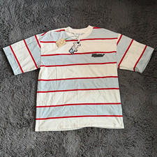 Review Herren T-Shirt S gestreift Weiß/Hellb...