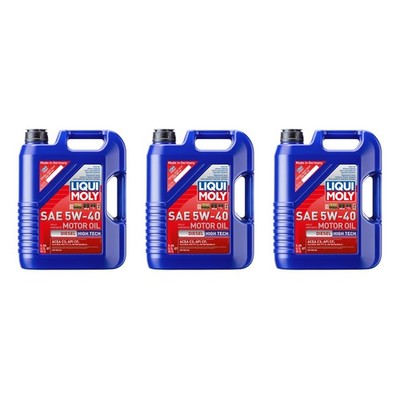 Liqui Moly 15L Engine Motor Oil - Diesel High Tech 5W-40 (3x5L)